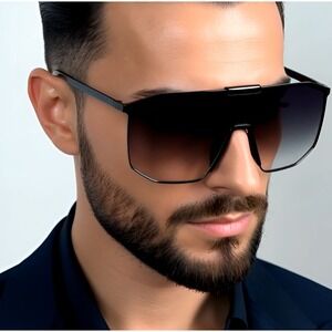 Shield Sunglasses Oversized Sport‎ Visor Sunglasses Fashion Sun Glasses Trendy